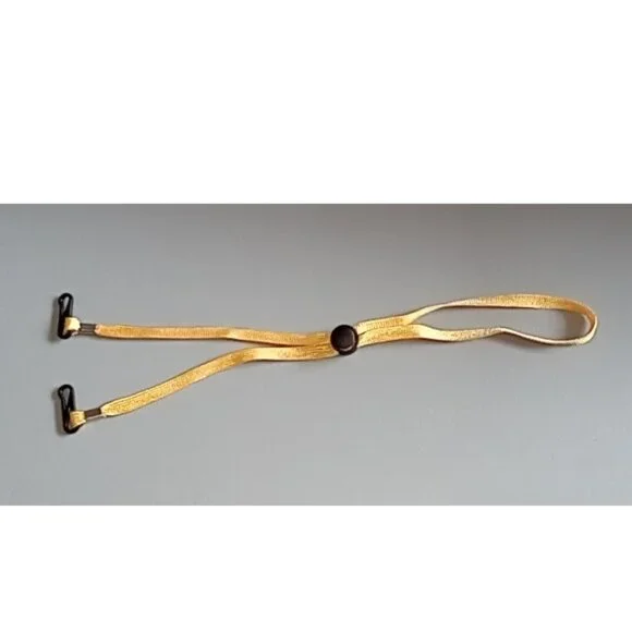 ๐ฏ 10 for $12 / Adjustable Yellow Hat Strap Clips / Face Mask Cord - Picture 1 of 6